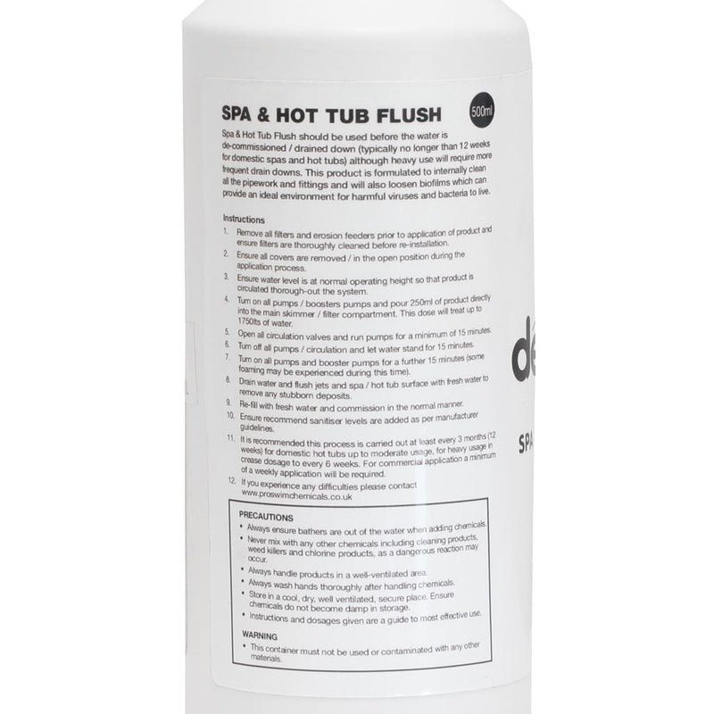 Dellonda Hot Tub/Spa Flush Cleaner 500ml DL60 Dellonda - Dynamic Drive