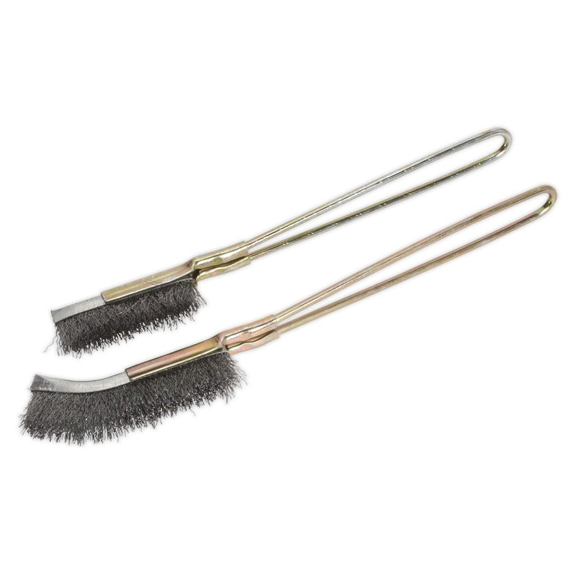 Sealey Wire Brush Set 2pc WB06 Sealey - Dynamic Drive