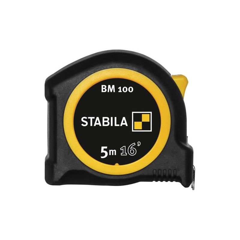 Stabila BM 100 Compact Pocket Tape 5m/16ft (Width 19mm) Stabila - Dynamic Drive