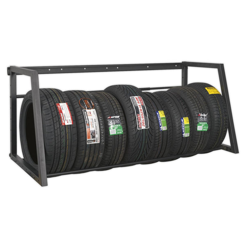 Sealey Extending Tyre Rack Wall or Floor Mounting STR001 Sealey - Dynamic Drive