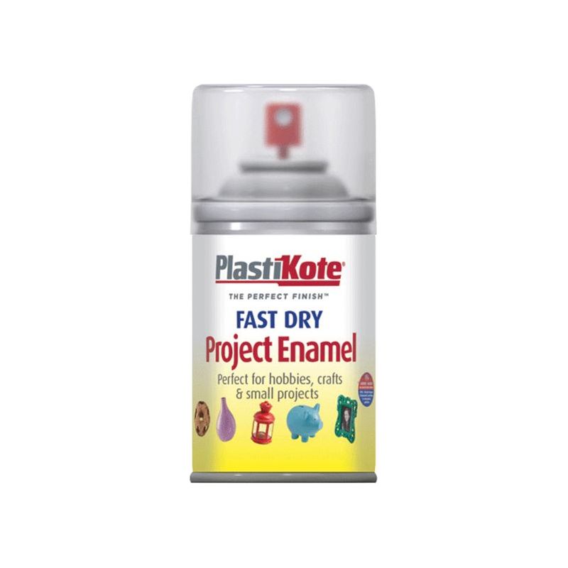 Plastikote Fast Dry Enamel Aerosol Clear 100ml PlastiKote - Dynamic Drive