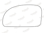 Summit Stick-On Standard Mirror Glass fits Hyundai Getz LHS Summit - Dynamic Drive
