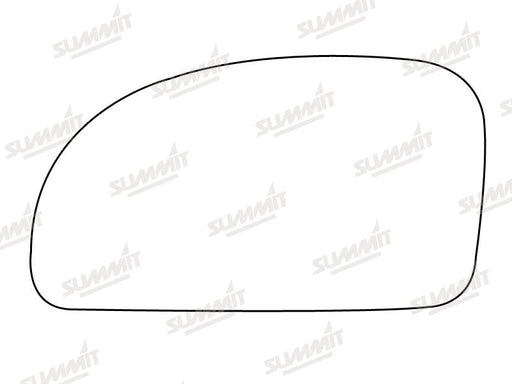 Summit Stick-On Standard Mirror Glass fits Hyundai Getz LHS Summit - Dynamic Drive