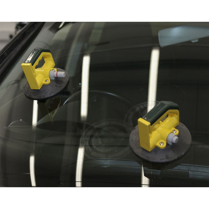 Sealey Vacuum Suction Cup 150mm - Pair Sealey  - Dynamic Drive