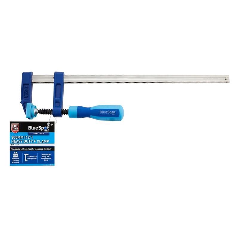 Bluespot Tools Heavy-Duty F-Clamp 50 x 300mm BlueSpot Tools - Dynamic Drive