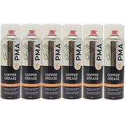 6x PMA Copper Grease High Temperature Aerosol Maintenance Spray 500ml COPGR PMA - Dynamic Drive