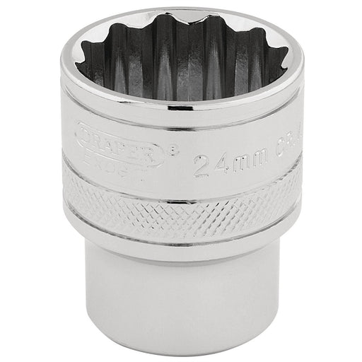 Draper HI-TORQ 12 Point Socket, 1/2" Sq. Dr., 24mm 33372 Draper - Dynamic Drive