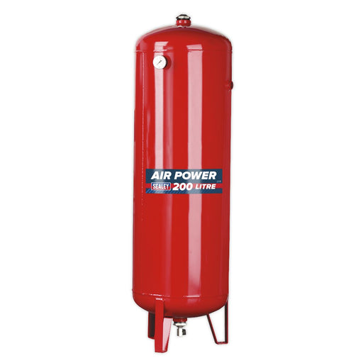 Sealey Air Compressor Tank Vertical 200L SA200T Sealey - Dynamic Drive