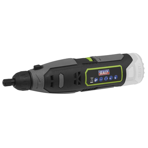 Sealey Multipurpose Mini Grinder & 50pc Accessory Kit 10.8V SV10.8 Series Body O Sealey - Dynamic Drive