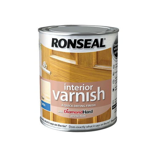 Ronseal Interior Varnish Quick Dry Satin Clear 2.5 litre Ronseal - Dynamic Drive