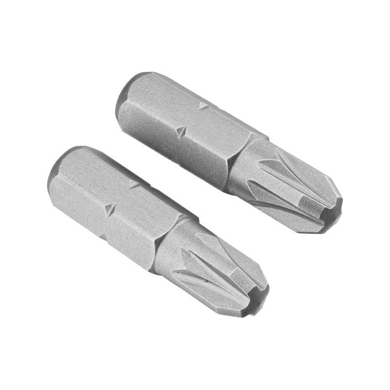 Irwin® Pozidriv Insert Bits PZ3 25mm (Pack 2) IRWIN® - Dynamic Drive