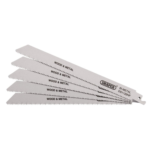 Draper Bi-metal Reciprocating Saw Blades for Multi-Purpose Cutting, 225mm, 10tpi Draper - Dynamic Drive