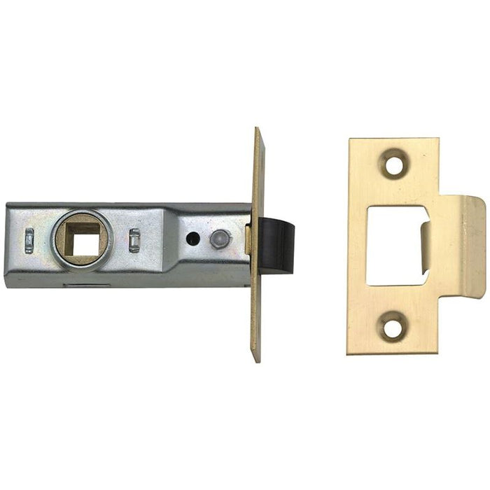 Yale Locks M888 Tubular Mortice Latch 76mm 3in Polished Brass Pack of 1 Yale Locks - Dynamic Drive