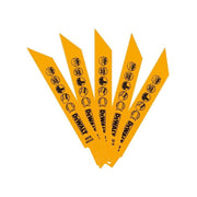 Dewalt Power Tools Bi-Metal Reciprocating Blade for Metal Cordless 152mm x 18 TPI (Pack 5) DeWALT Power Tools - Dynamic Drive