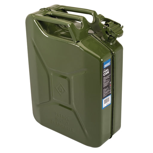 Draper Steel Fuel Can, 20L, Green 07218 Draper - Dynamic Drive