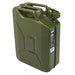 Draper Steel Fuel Can, 20L, Green 07218 Draper - Dynamic Drive