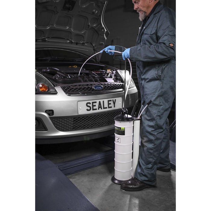 Seigen by Sealey Vacuum Oil & Fluid Extractor Manual 6.5L S01169 Sealey  - Dynamic Drive