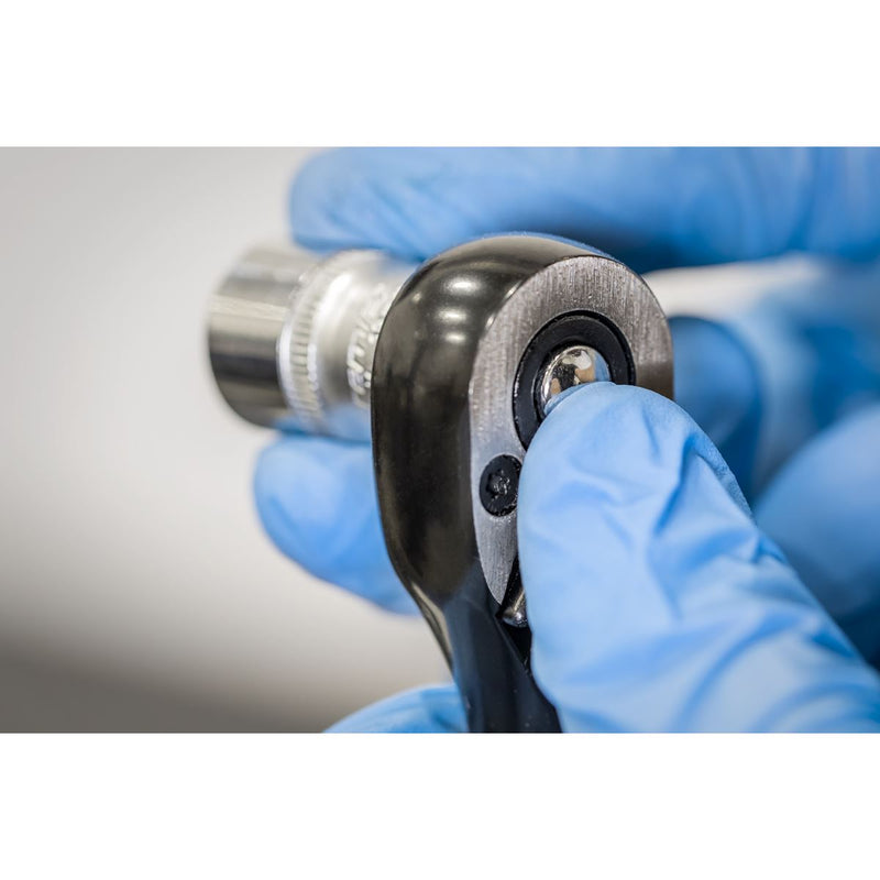 Sealey Ratchet Wrench 1/4"Sq Drive Premier Black AK7997 Sealey - Dynamic Drive