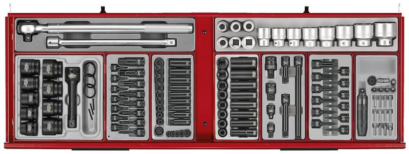 Teng Tools 53" PRO35™ Monster stack tool kit 1295 pieces red Town Tools - Dynamic Drive