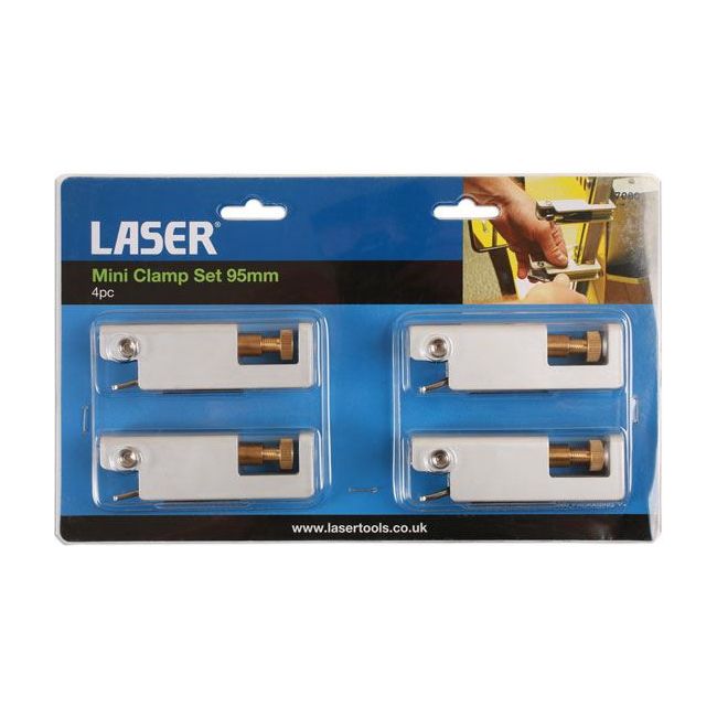 Laser Mini Clamp Set 4pc 7080 Laser - Dynamic Drive