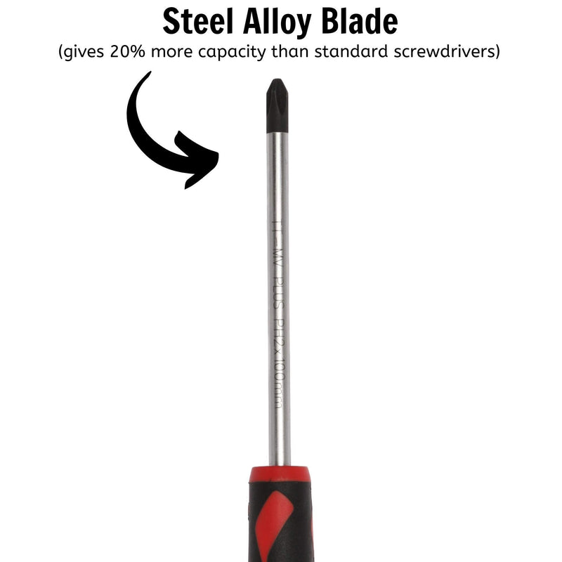 Teng Tools PH Screwdriver PH2 x 100mm M Teng Tools - Dynamic Drive