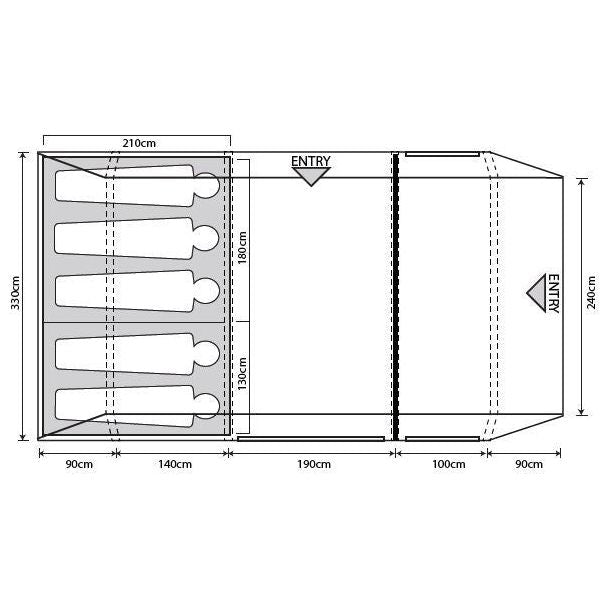 Outdoor Revolution Camp Star 500XL Air Tent Bundle Deal Outdoor Revolution - Dynamic Drive