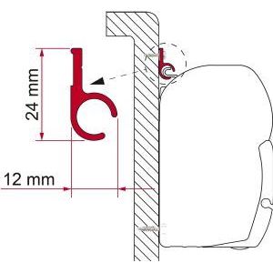 Fiamma F45/F35 Adapter Kit Rail 300 02361-01A Fiamma - Dynamic Drive