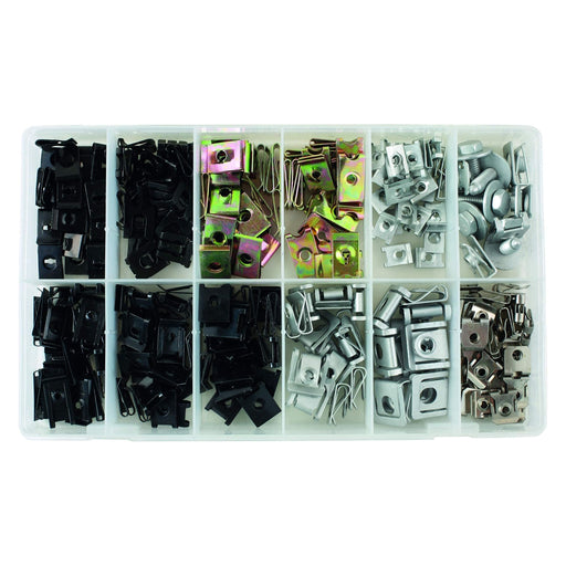 Connect Assorted Metal Trim Nuts & U Nuts 245pc 35995 Tool Connection - Dynamic Drive