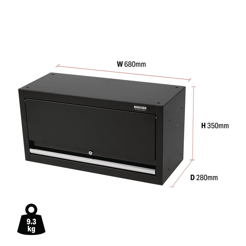 Draper BUNKER Modular Wall Cabinet, 680mm 33162 Draper - Dynamic Drive
