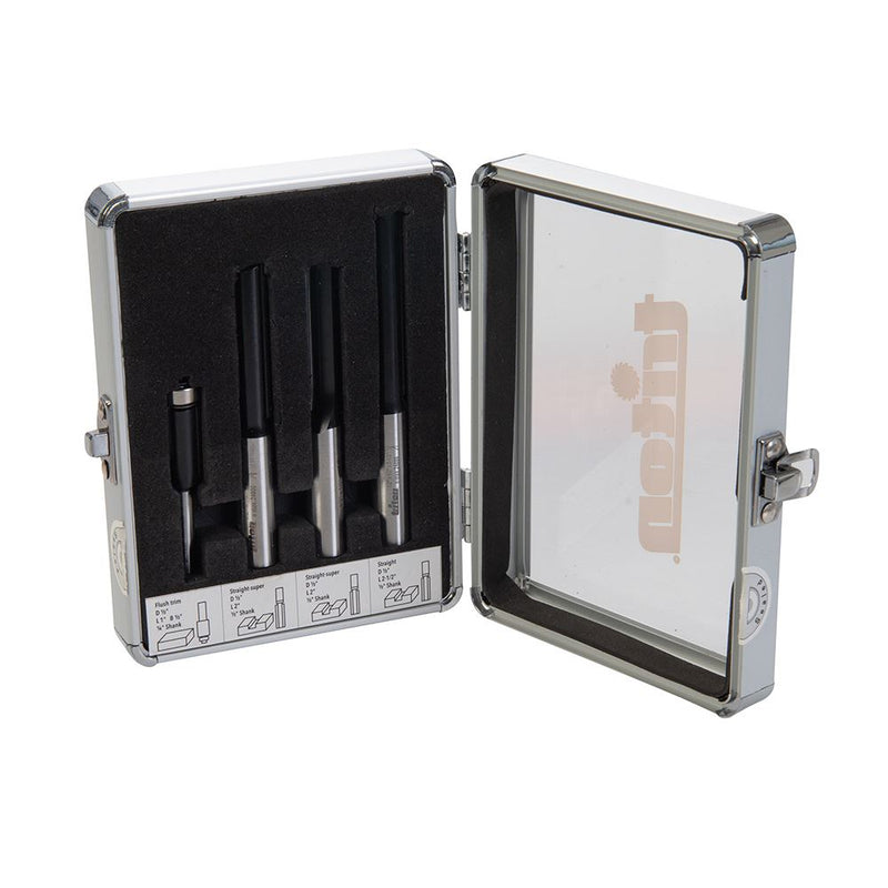Triton Kitchen Worktop Fitters 1/4" & 1/2" Bit Set 4pce 4pce Triton - Dynamic Drive