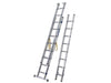 Zarges D-Rung Combination Ladder 3-Part 3 x 8 Rungs Zarges - Dynamic Drive