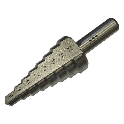 Faithfull HSS Step Drill Bit 6-20mm Faithfull - Dynamic Drive