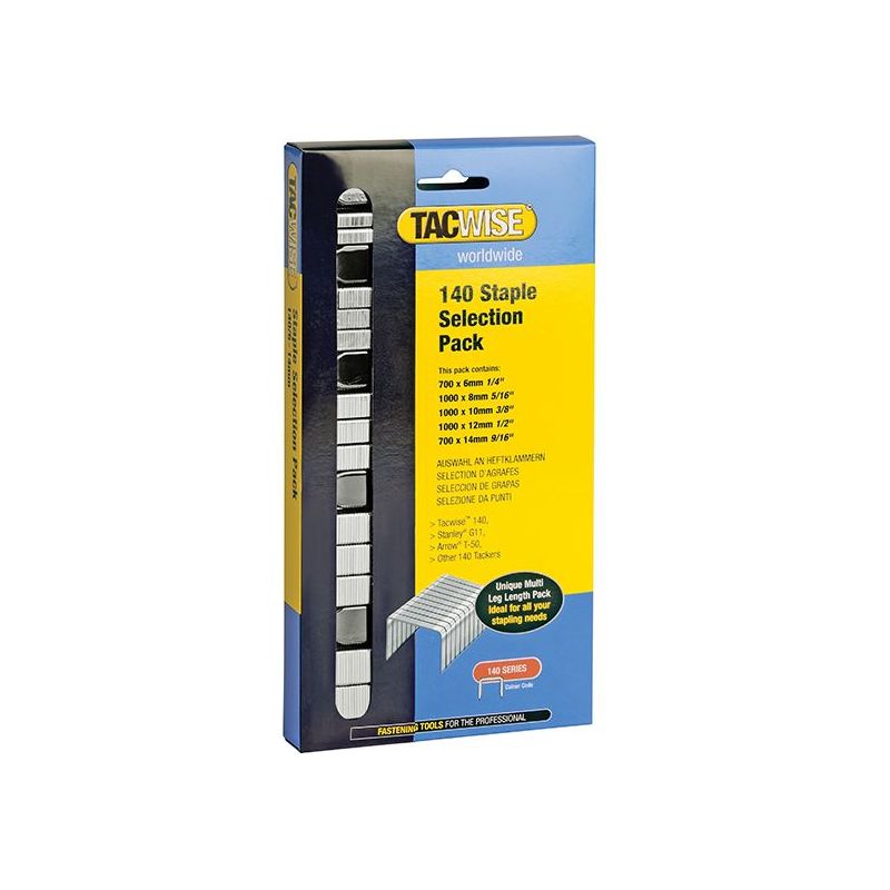Tacwise 140 Heavy-Duty Staples (Type T50 G) Selection (Pack 4400) Tacwise - Dynamic Drive