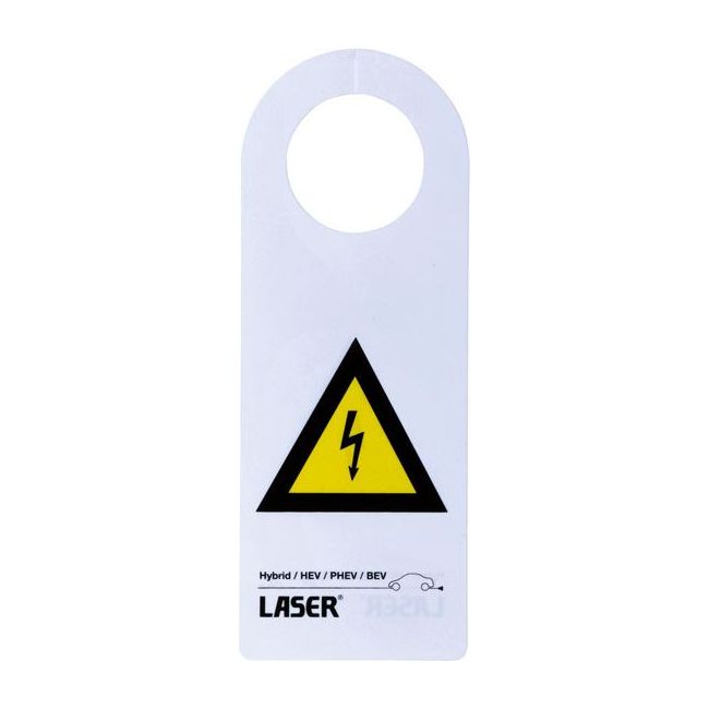 Laser Hybrid/EV Warning Sign 10pc 8049 Laser - Dynamic Drive