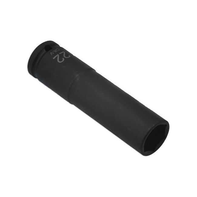 Laser Extra Deep Impact Socket 1/2"D 22mm 7769 Laser - Dynamic Drive