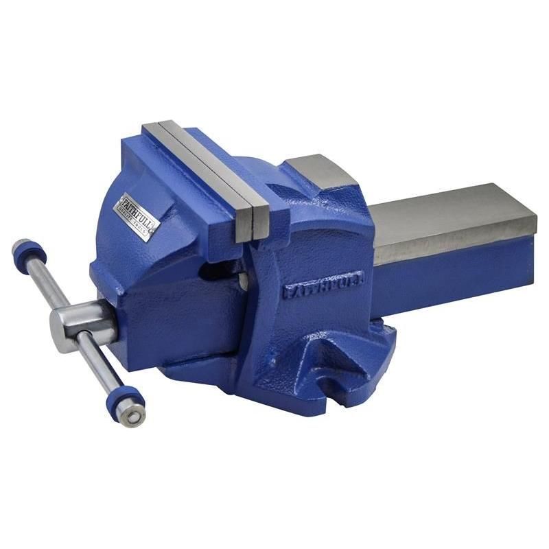 Faithfull Mechanics Vice with Magnetic Jaws 150mm (6in) Faithfull - Dynamic Drive