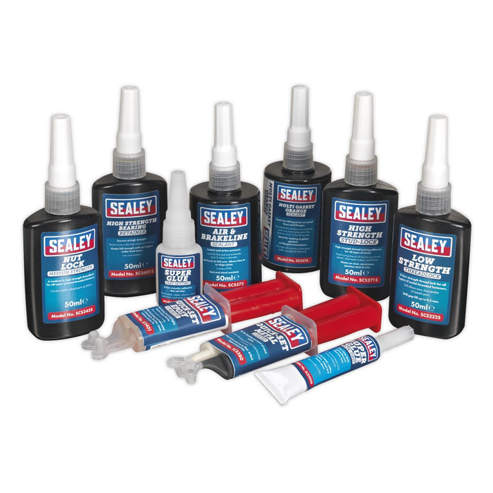 Sealey Adhesive & Sealant Kit 10pc SCSKIT1 Sealey - Dynamic Drive
