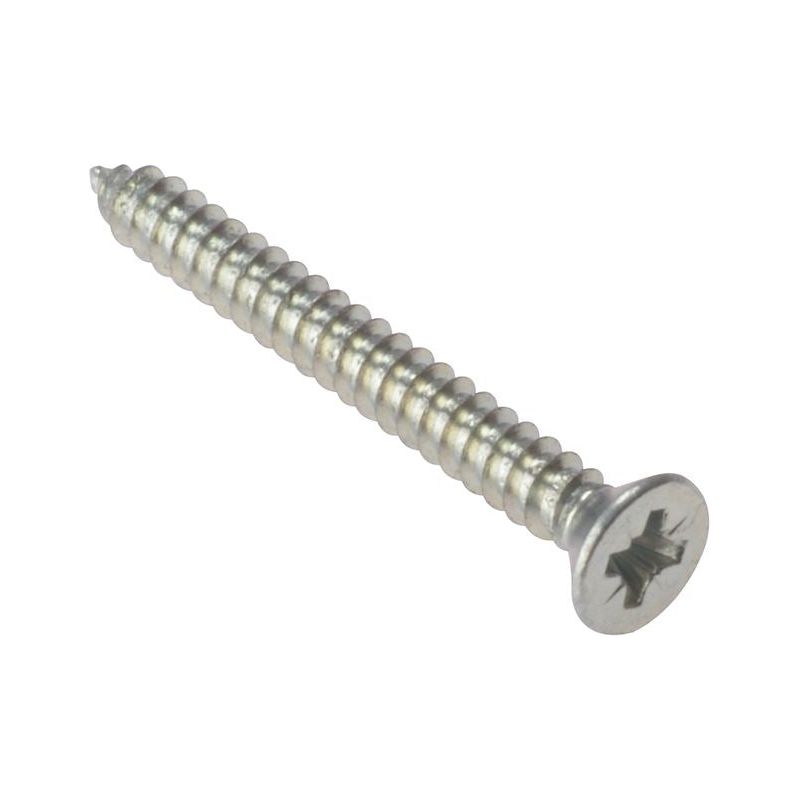 Forgefix Self-Tapping Screw Pozi Compatible CSK ZP 1.1/2in x 8 Box 200 ForgeFix - Dynamic Drive