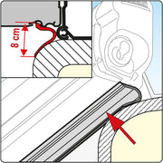 06299-01- RAIN GUARD LOWER 20M Fiamma  - Dynamic Drive