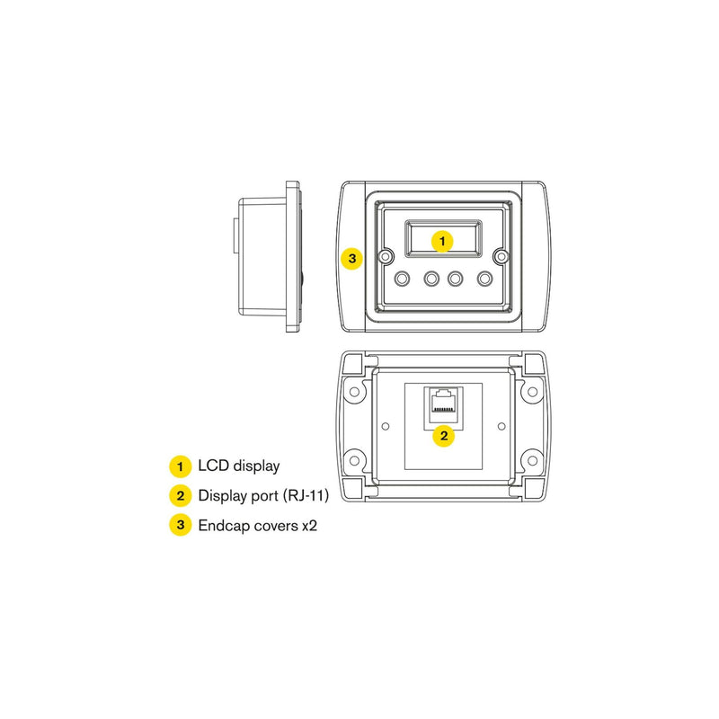 Ring Automotive RINVLCD Inverter LCD Remote contol Ring Automotive - Dynamic Drive