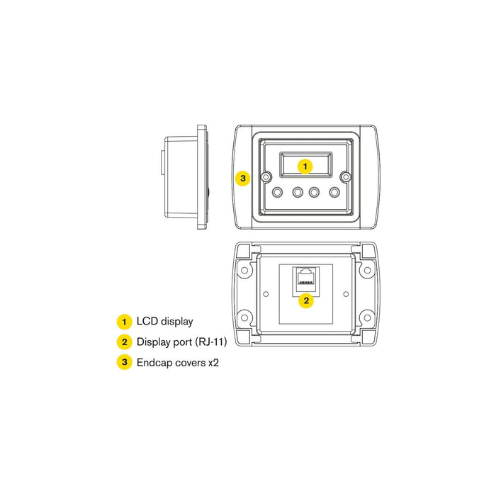 Ring Automotive RINVLCD Inverter LCD Remote contol Ring Automotive - Dynamic Drive