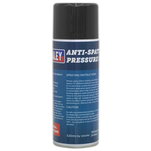 Sealey Anti-Spatter Pressure Spray 300ml MIG/722308 Sealey - Dynamic Drive