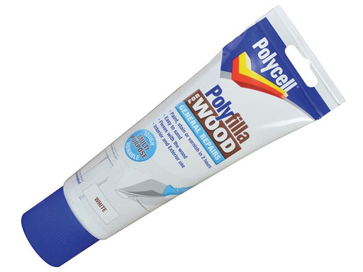 Polycell Polyfilla for Wood General Repairs White Tube 330g Polycell - Dynamic Drive