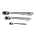 Laser Slim Handle Ratchet Set 1/4"D, 3/8"D, 1/2"D 3pc 7937 Laser - Dynamic Drive