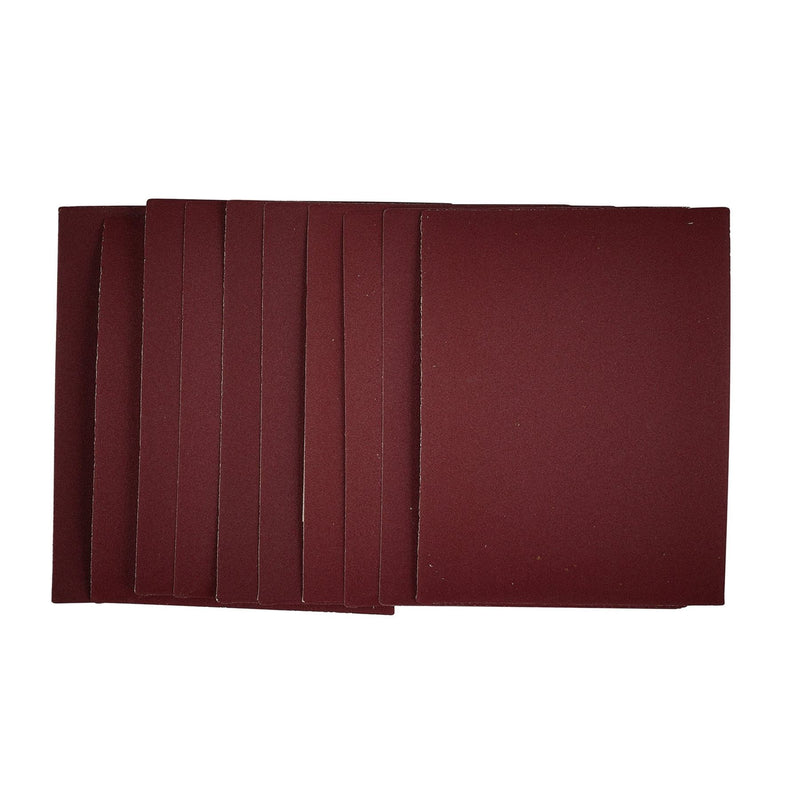 Draper 1/4 Sanding Sheets, 115 x 150mm, 240 Grit (Pack of 10) 54806 Draper - Dynamic Drive