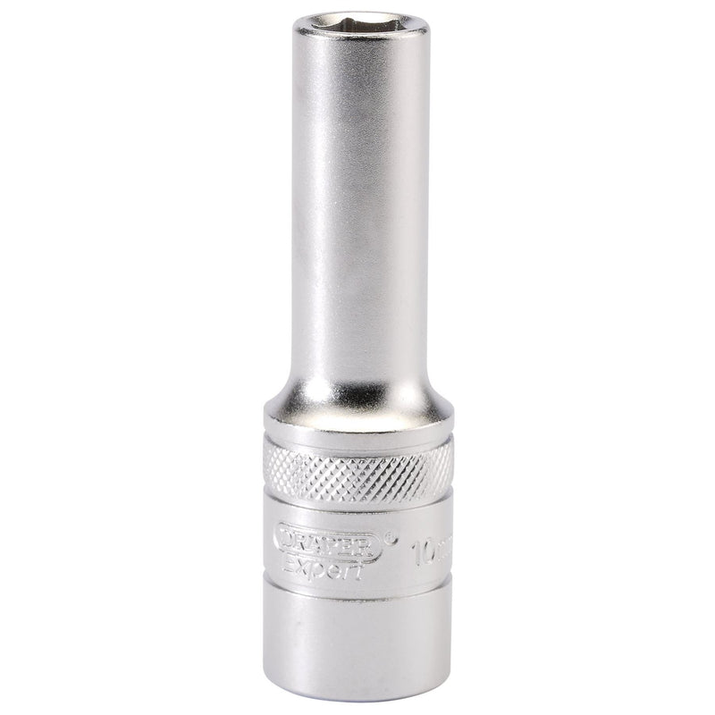 Draper 6 Point Metric Deep Socket, 1/2" Sq. Dr., 10mm 16642 Draper - Dynamic Drive