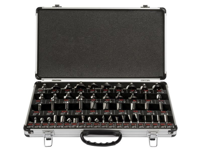 Trend 1/4in TCT Router Bit Starter Set, 50 Piece Trend - Dynamic Drive