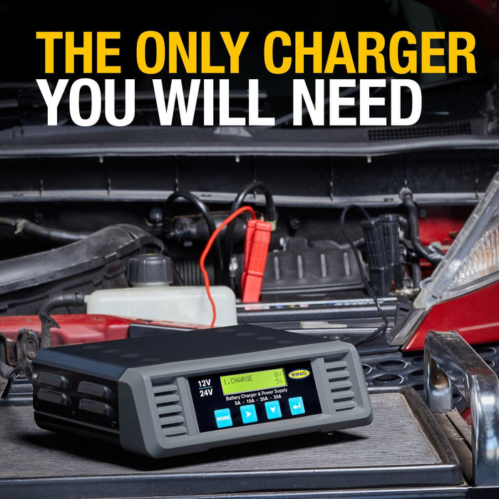 Ring Smartchargepro 30A 12/24V - RSCP3024 Ring Automotive - Dynamic Drive
