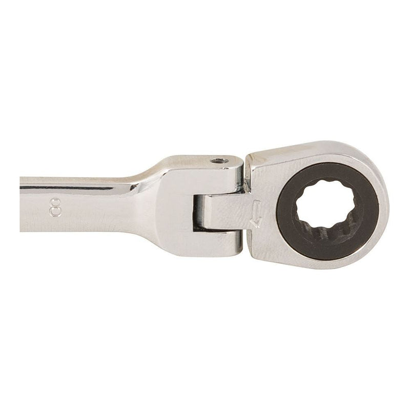 Silverline Flexible Head Ratchet Spanner 8mm Silverline - Dynamic Drive