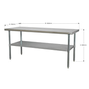 Sealey Stainless Steel Workbench 1.8m AP1872SS Sealey - Dynamic Drive
